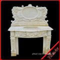 White marble basin with pedestal (YL-Y120)